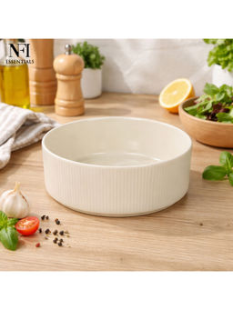 NFI Essentials - White Solid Ceramic Bowl