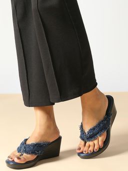 Inc.5 - Womens Navy Casual Wedges Sandals