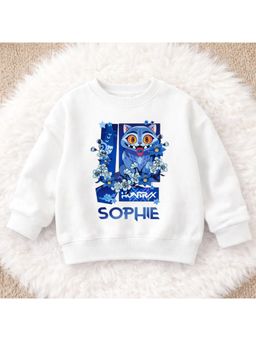 Googo Gaaga - Boys White Cotton Full Sleeves Sweatshirt