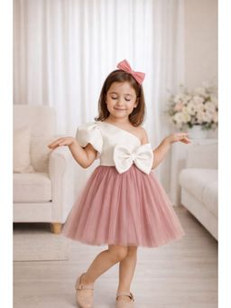 Foreverkidz - Queen Bee Party One Shoulder Flared Frock