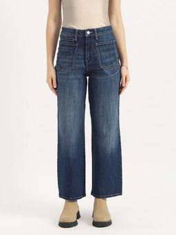 United Colors of Benetton - Blue Polycotton Solid Jeans