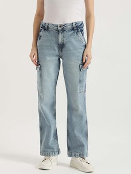 United Colors of Benetton - Blue Pure Cotton Solid Jeans