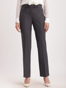 FABLE STREET - Grey Bootcut High Waist Pants