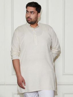 Vastramay - Men's Cotton Solid Kurta