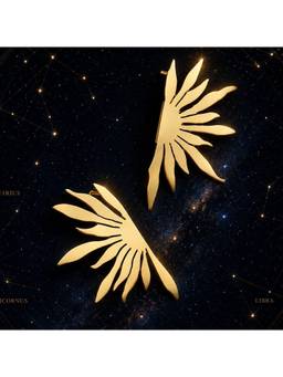 Suhani Pittie - 22K Gold Plated Solaris Stud Earrings