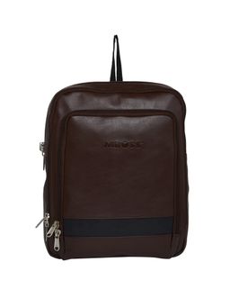 MBOSS - Faux Leather Laptop Backpack