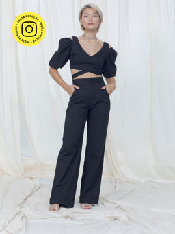 Urban Suburban - Black Textured Pants