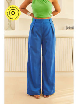 Urban Suburban - Blue Wide Leg Trouser