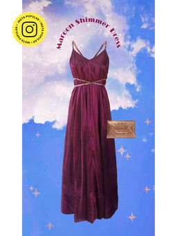 Urban Suburban - Purple Shimmer Long Dress