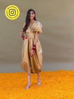 Urban Suburban - Golden Red Carpet Dress