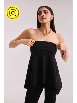 Urban Suburban - Black Strapless Tube Top
