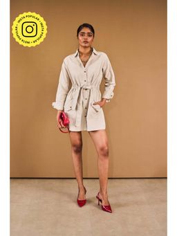 Urban Suburban - Beige Short Beige Dress