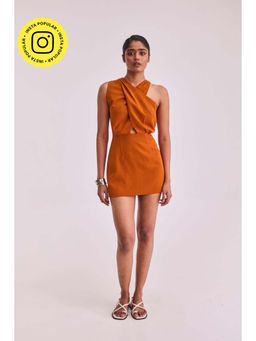 Urban Suburban - Rust Short Dress