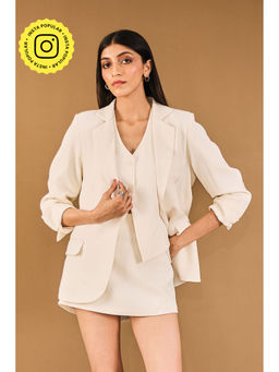 Urban Suburban - Cream Tailored Blazer