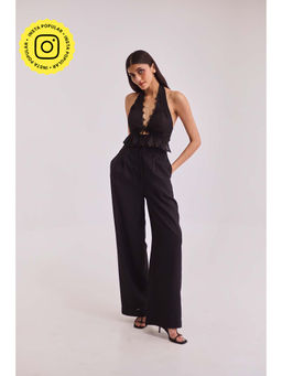 Urban Suburban - Black Halter Co-Ord Set
