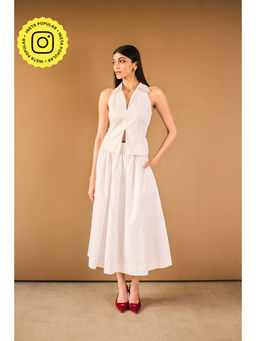 Urban Suburban - White Collar Co-Ord Set
