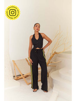 Urban Suburban - Black Linen Co-Ord Set