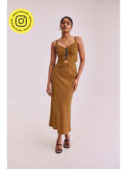 Urban Suburban - Mustard Gingham Co-Ord Set
