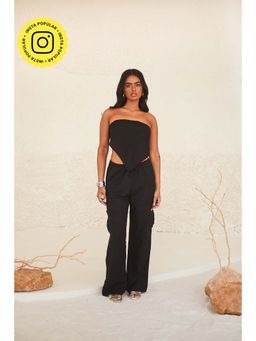 Urban Suburban - Black Scarf Co-Ord Set