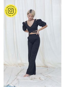 Urban Suburban - Black Textured Co-Ord Set