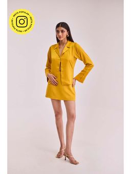 Urban Suburban - Mustard Satin Co-Ord Set