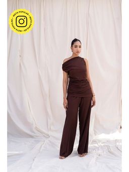 Urban Suburban - Brown Ribbed Co-Ord Set