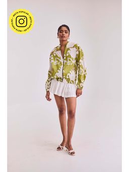 Urban Suburban - Ika Multi-Color Jacket with White Skirt