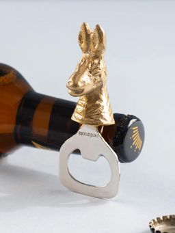 Nestroots - The Rabbit Bottle Opener Glossy Gold