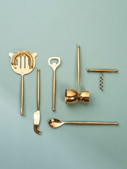 Nestroots - Mixmaster Essentials: The Ultimate 6-Piece Bartool Set