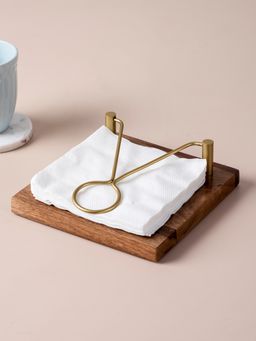 Nestroots - Inseparable Teak Wood Napkin Holder
