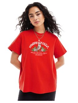 MIXT by Nykaa Fashion - Red Oversized T-Shirt