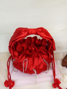 Soho Boho Studio - Siren'S Grace Red Potli Bag