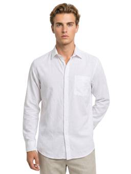 Raymond - Men Slim Fit Solid White Shirt