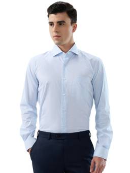 Raymond - Men Light Blue Regular Fit Shirt