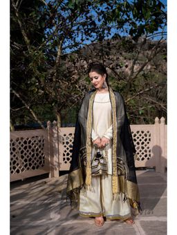 The Home Affair - Monochrome Ganapati Palazzo Sets