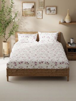 BIANCA - Polycotton Double Bedsheet With 2 Pillow Covers Multi-Color