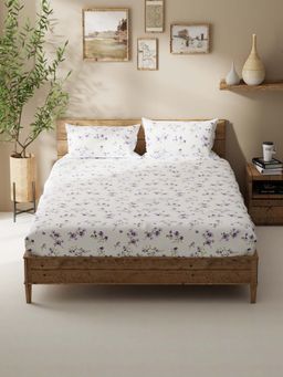 BIANCA - Polycotton Double Bedsheet With 2 Pillow Covers Multi-Color