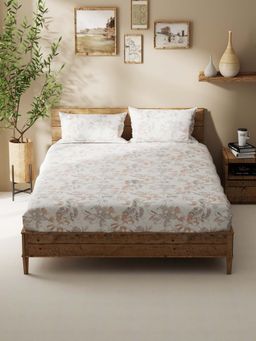 BIANCA - Polycotton Double Bedsheet With 2 Pillow Covers Multi-Color