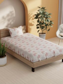 BIANCA - Cotton Single Bedsheet With 1 Pillow Cover Multi-Color