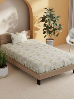 BIANCA - Cotton Single Bedsheet With 1 Pillow Cover Multi-Color