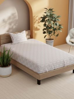 BIANCA - Cotton Single Bedsheet With 1 Pillow Cover Multi-Color