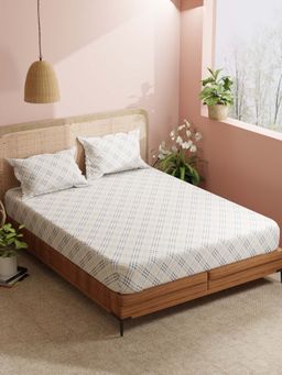 BIANCA - Micro Double Bedsheet With 2 Pillow Covers Beige