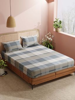 BIANCA - Micro Double Bedsheet With 2 Pillow Covers Multi-Color