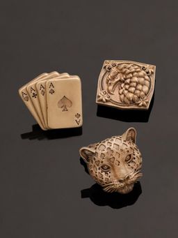 Cosa Nostraa - Midnight Instinct Combo Button Cover Accessories Gift Set for Men (Pack of 3)