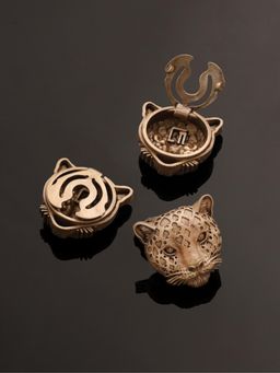 Cosa Nostraa - Regal Panther Emblem Button Cover Accessories Gift Set for Men (Pack of 3)