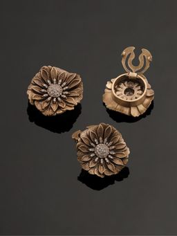 Cosa Nostraa - Floral Magic Button Cover Accessories Gift Set for Men (Pack of 3)