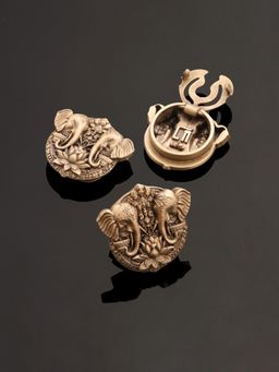 Cosa Nostraa - Royal Wild Button Cover Accessories Gift Set for Men (Pack of 3)