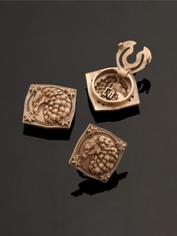 Cosa Nostraa - Royal Eagle Emblem Button Cover Accessories Gift Set for Men (Pack of 3)