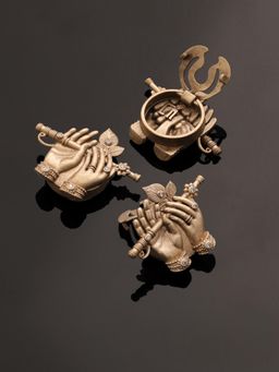 Cosa Nostraa - Divine Flute Button Cover Accessories Gift Set for Men (Pack of 3)