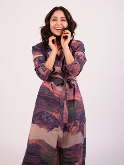 Doodlage - Amelia Printed Trench Coat (Set of 2)